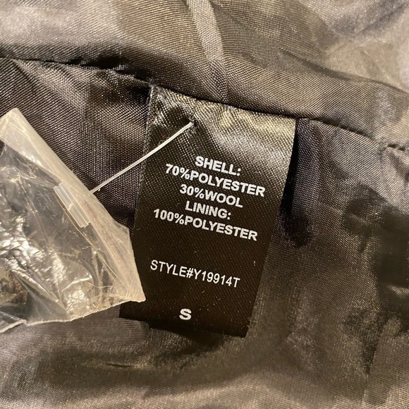 Pomander Place Tuckernuck Shirt Jacket Size Small Red Black Plaid Wool Blend - Picture 9 of 14